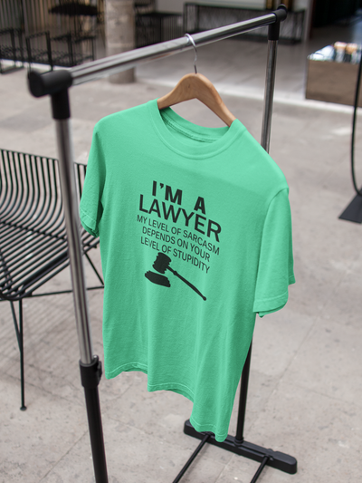 I Am A Lawyer Mens Half Sleeves T-shirt- FunkyTeesClub