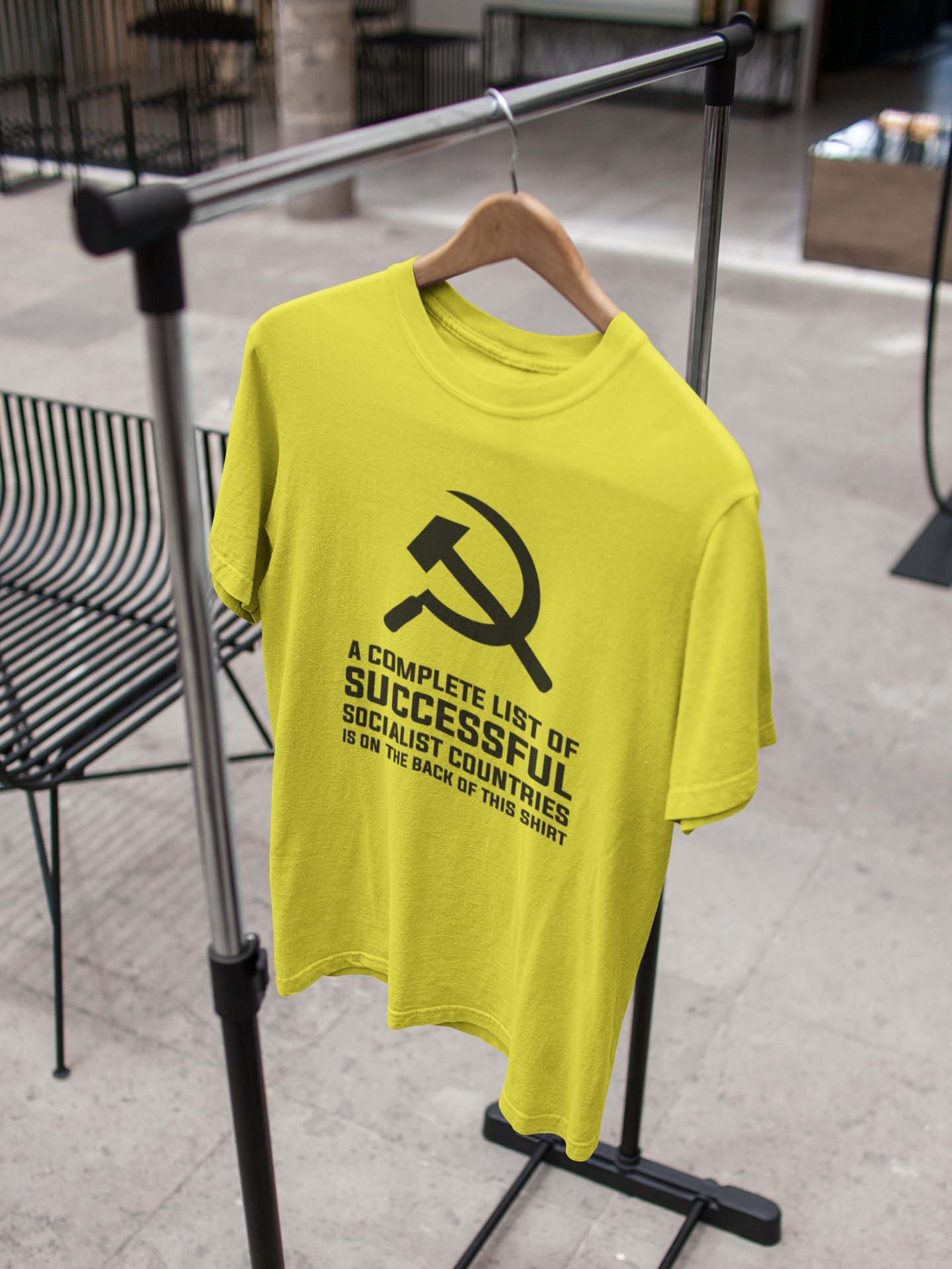 Funny Anti Socialist Government Libertarian & Conservative Anti Government Mens Half Sleeves T-shirt- FunkyTeesClub