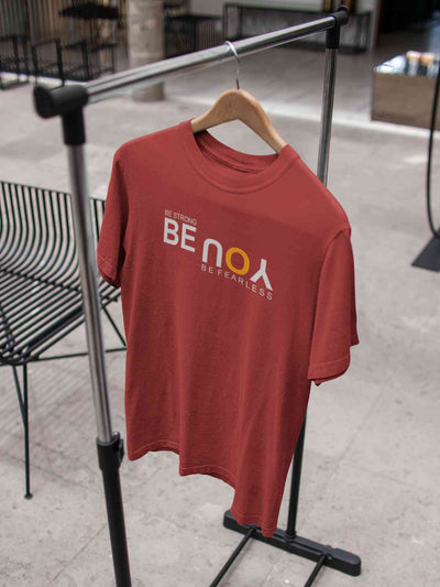 Be Fearless Be Strong Be You Mens Half Sleeves T-shirt- FunkyTeesClub