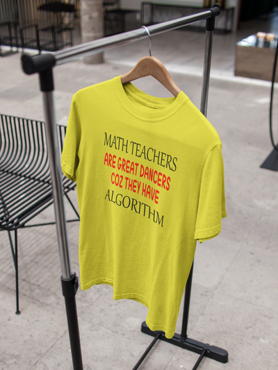 Math Teachers Are Great Teacher Mens Half Sleeves T-shirt- FunkyTeesClub