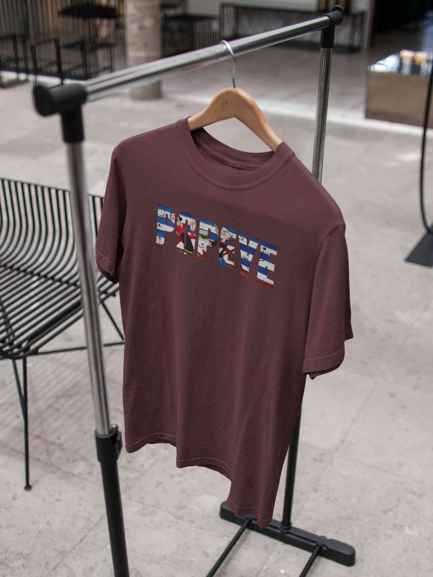 Popeye Women Half Sleeves T-shirt- FunkyTeesClub