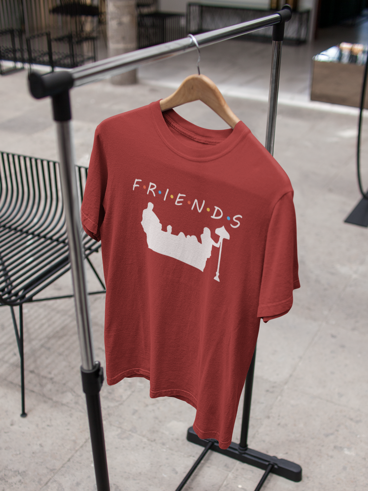 Friends Web Series Mens Half Sleeves T-shirt- FunkyTeesClub