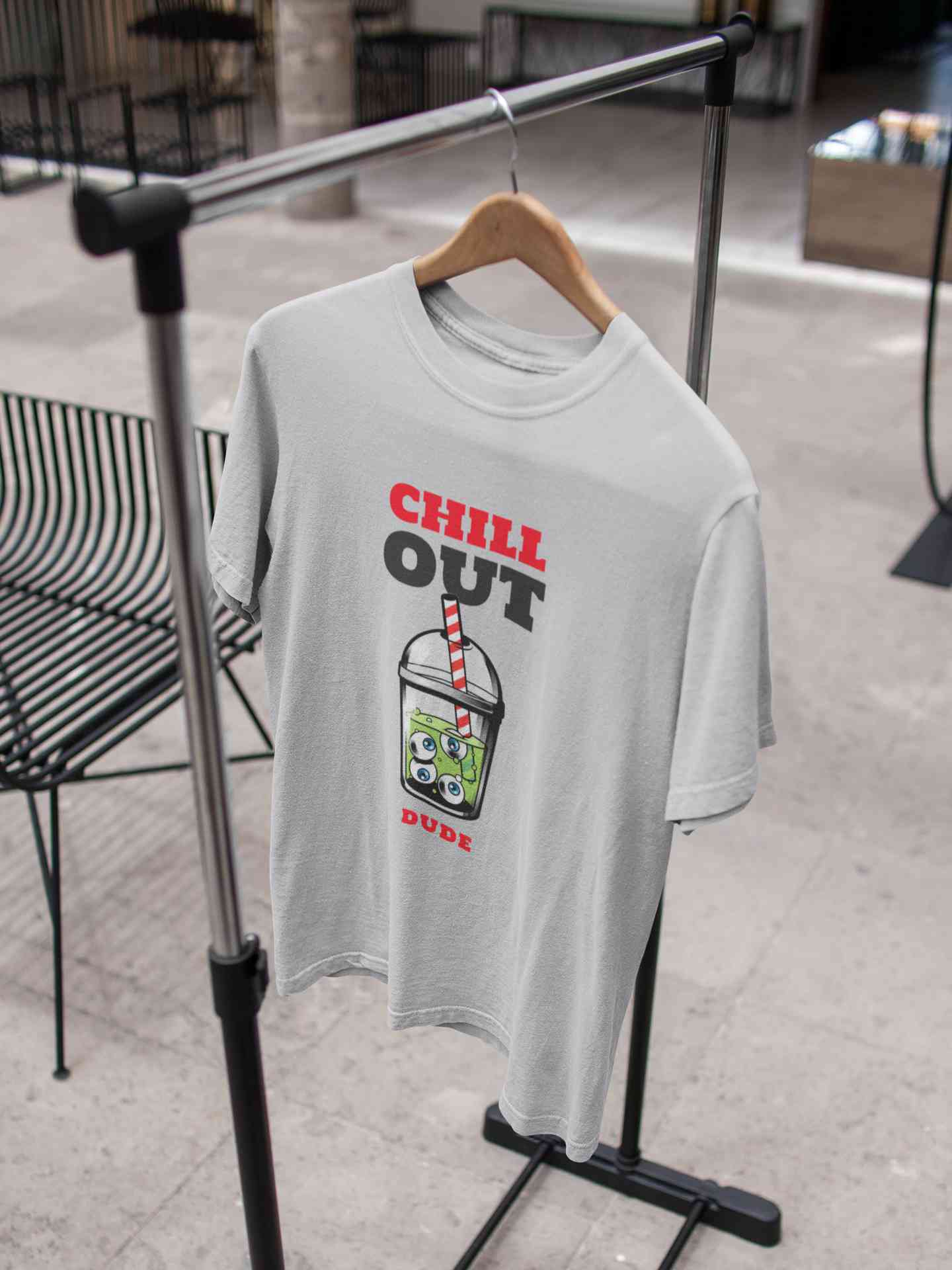 Chill Out Dude Women Half Sleeves T-shirt- FunkyTeesClub