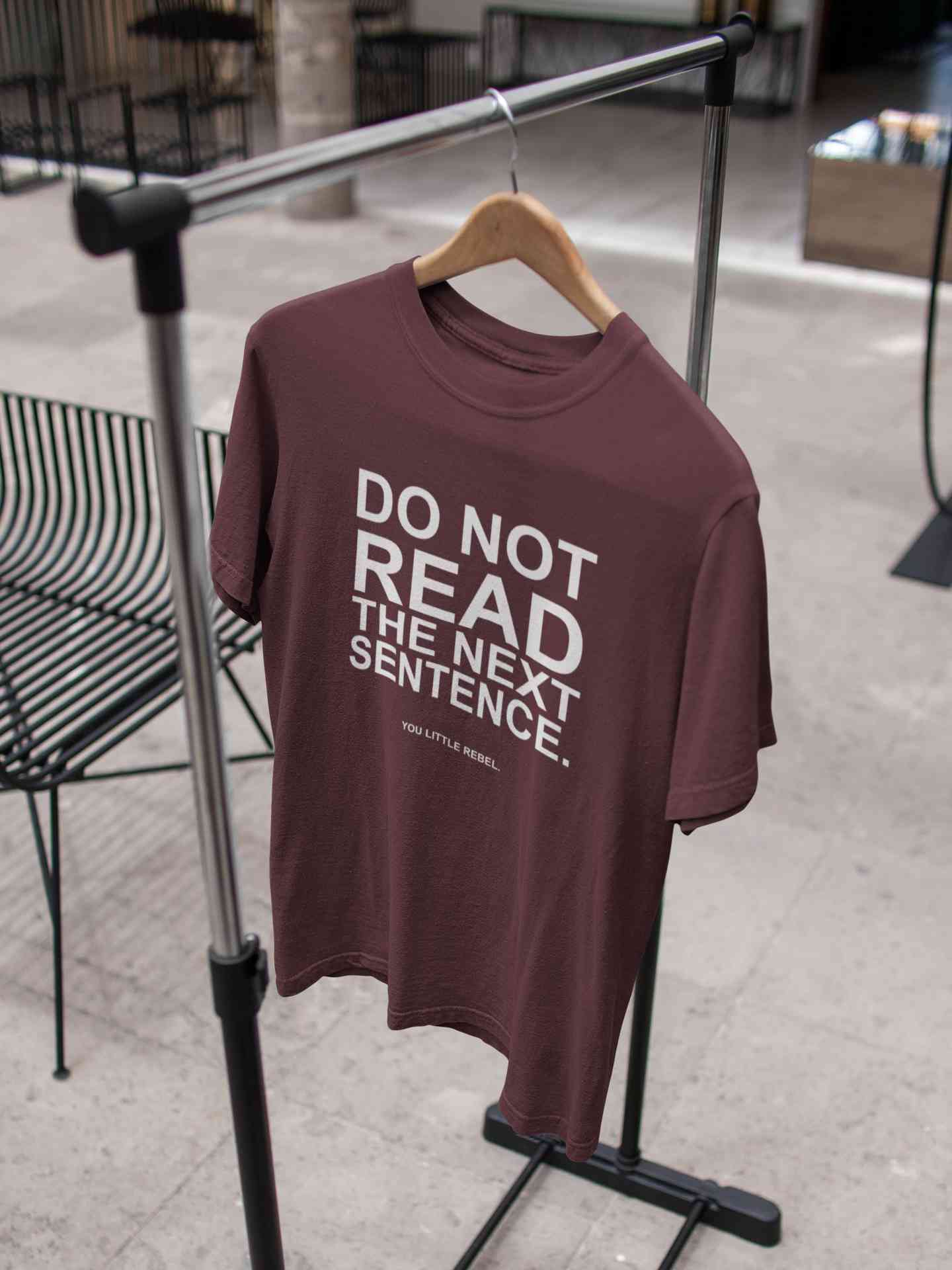 Do Not Read The Next Sentence Typography Women Half Sleeves T-shirt- FunkyTeesClub