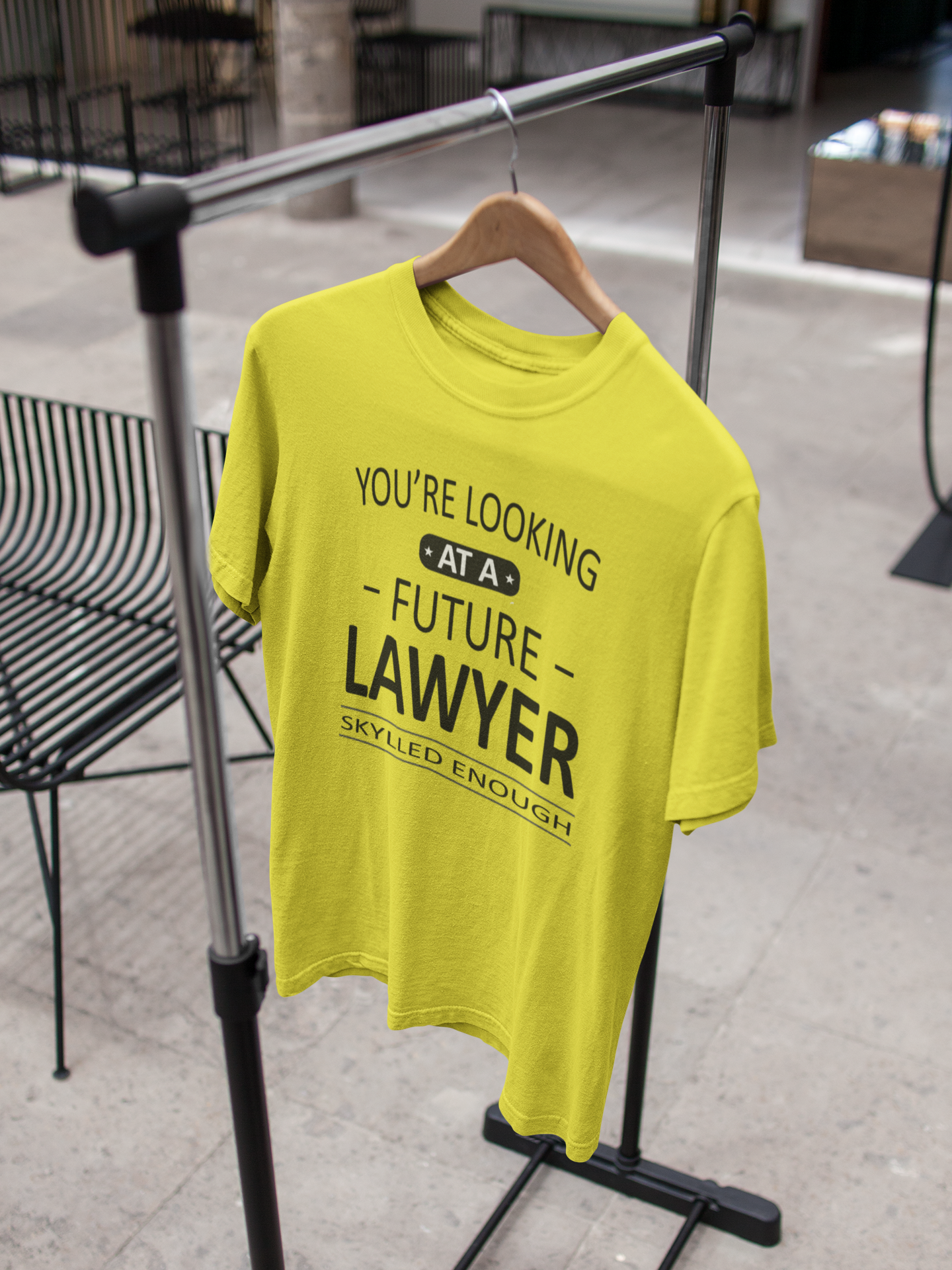 You Are Looking At A Future Lawyer Mens Half Sleeves T-shirt- FunkyTeesClub