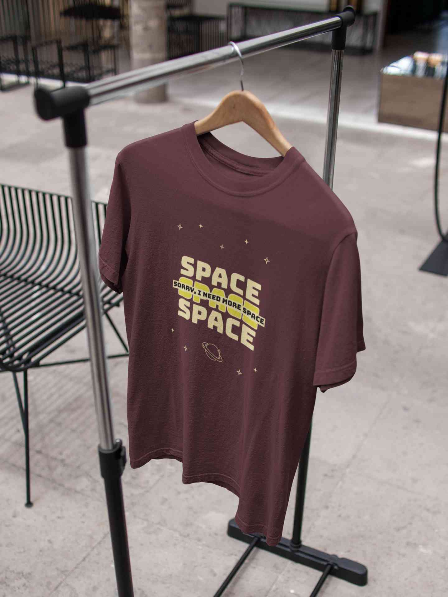 I Need More Space Women Half Sleeves T-shirt- FunkyTeesClub