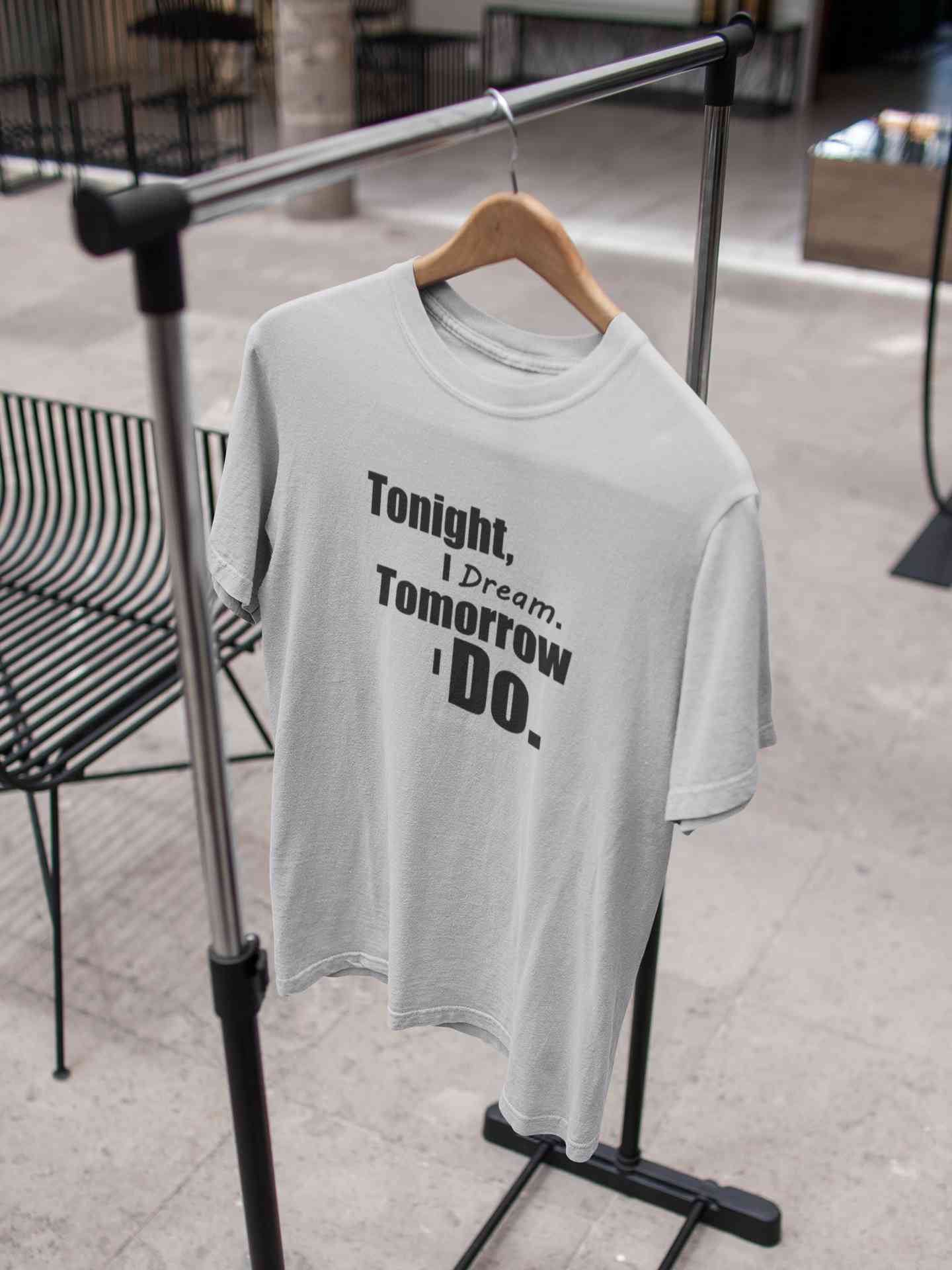 Tonight I Dream Tomorrow I Do Typography Women Half Sleeves T-shirt- FunkyTeesClub
