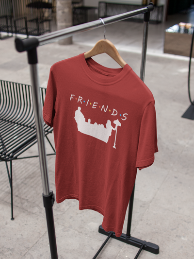 Friends Web Series Women Half Sleeves T-shirt- FunkyTeesClub