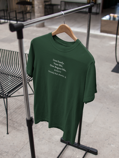 Live Freely Quotes Women Half Sleeves T-shirt- FunkyTeesClub