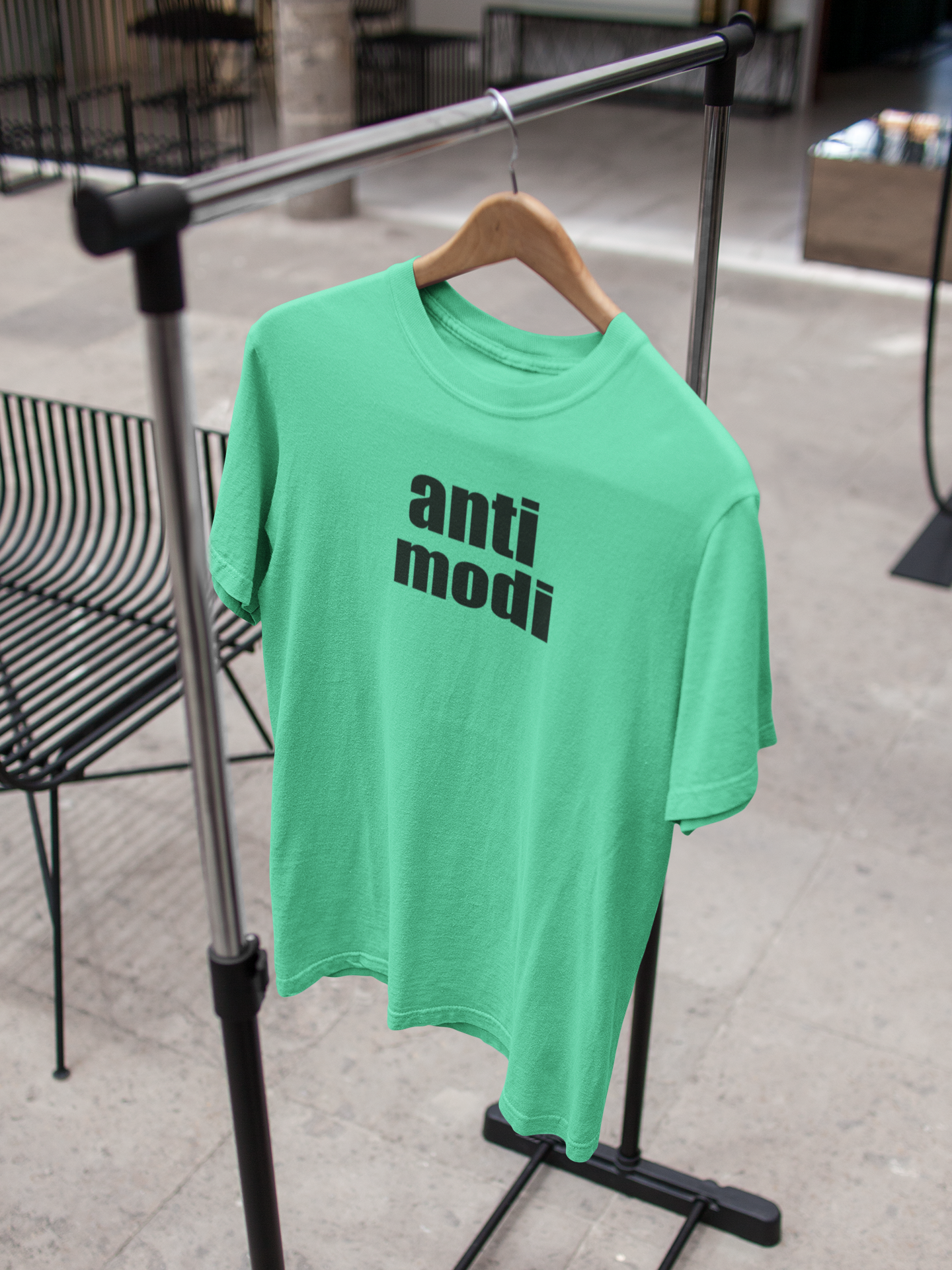 Anti Modi Anti Government Mens Half Sleeves T-shirt- FunkyTeesClub