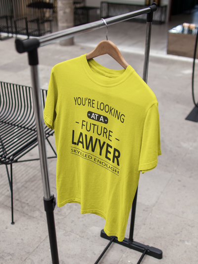 You Are Looking At A Future Lawyer Women Half Sleeves T-shirt- FunkyTeesClub