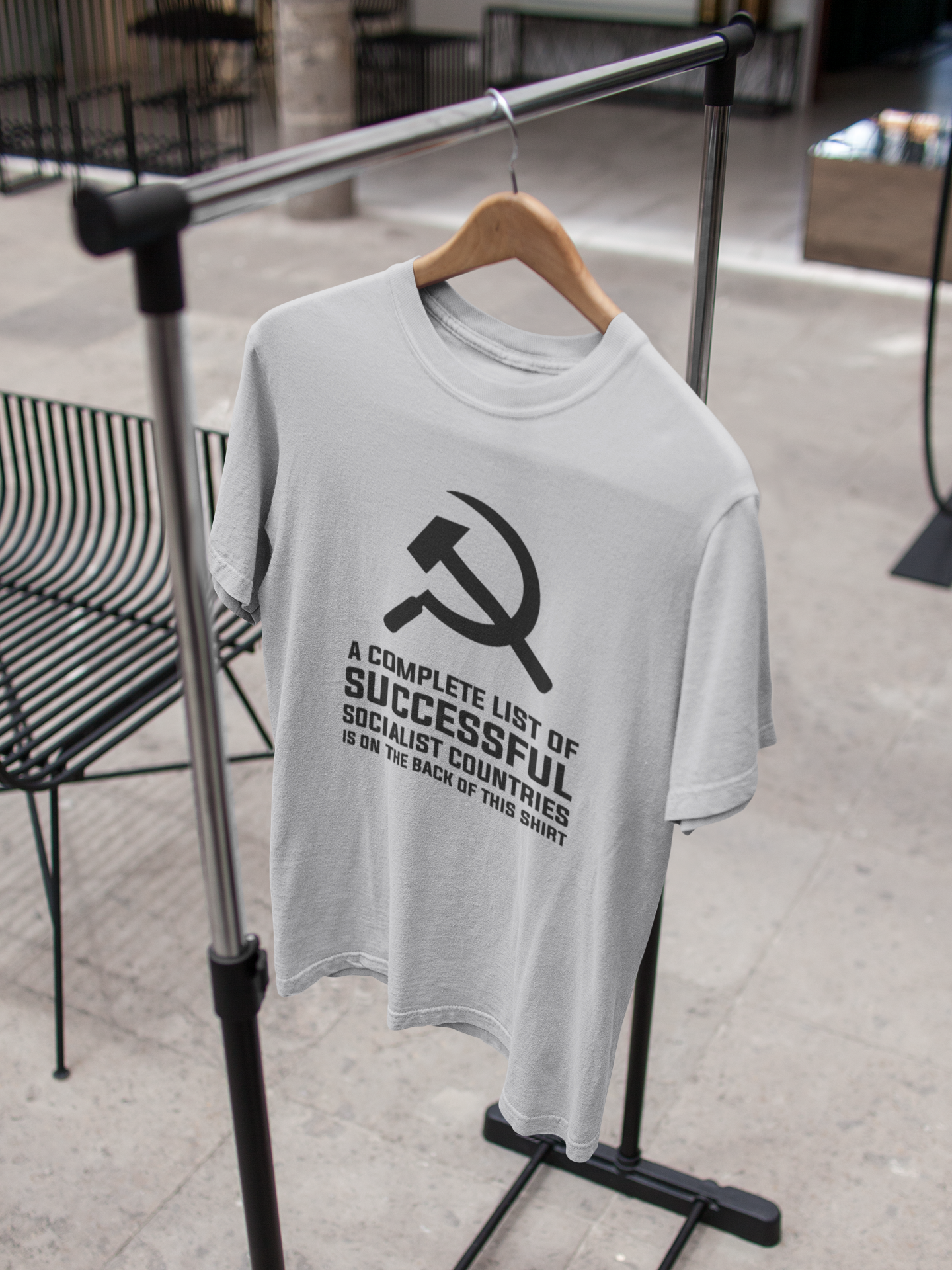 Funny Anti Socialist Government Libertarian & Conservative Anti Government Mens Half Sleeves T-shirt- FunkyTeesClub