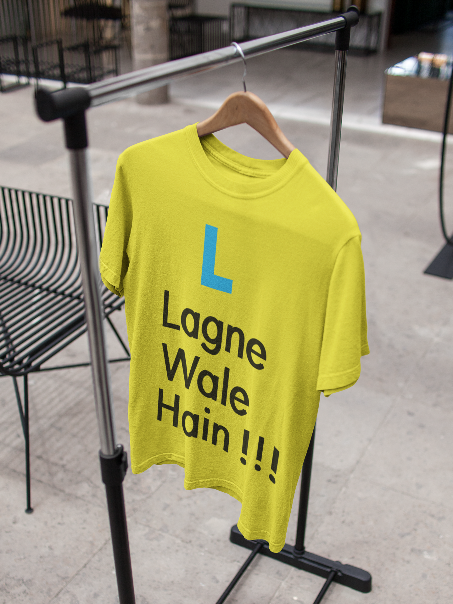 L Lagne Wale Hain Kartik Aryaan Celebrity T-shirt- FunkyTeesClub