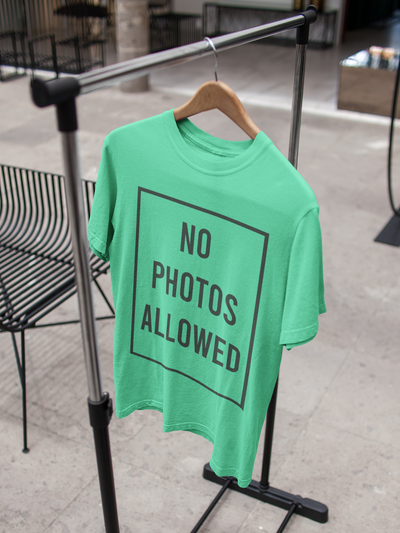No Photos Allowed Shushant Singh Rajput Celebrity T-shirt- FunkyTeesClub