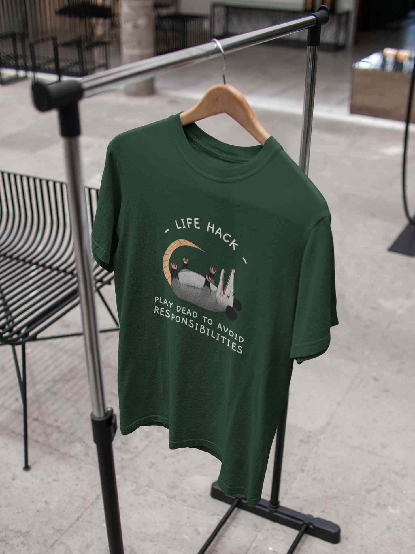 Life Hack Funny Mens Half Sleeves T-shirt- FunkyTeesClub