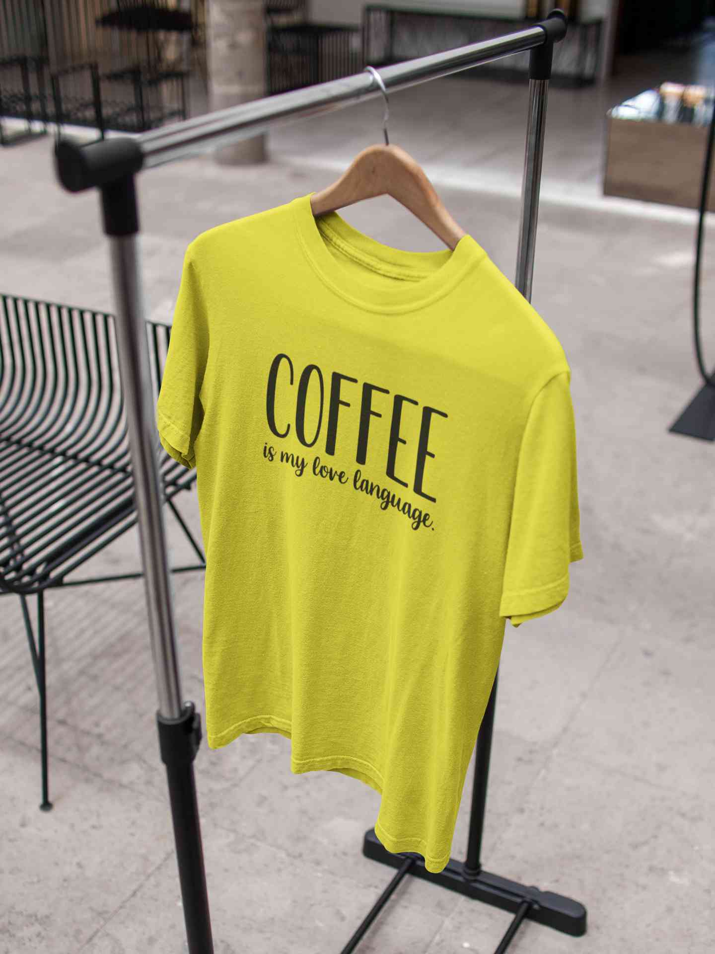 Coffee Is My Love Language Women Half Sleeves T-shirt- FunkyTeesClub