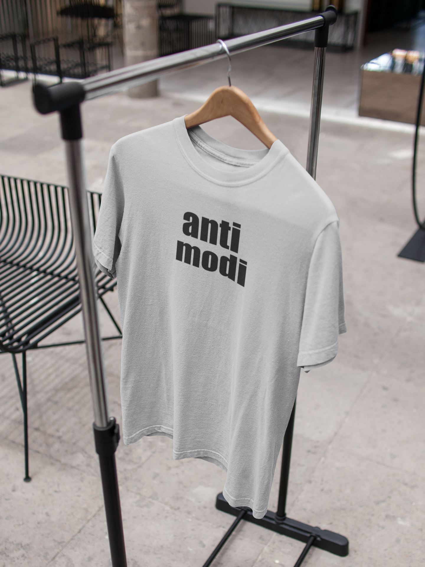 Anti Modi Anti Government Women Half Sleeves T-shirt- FunkyTeesClub