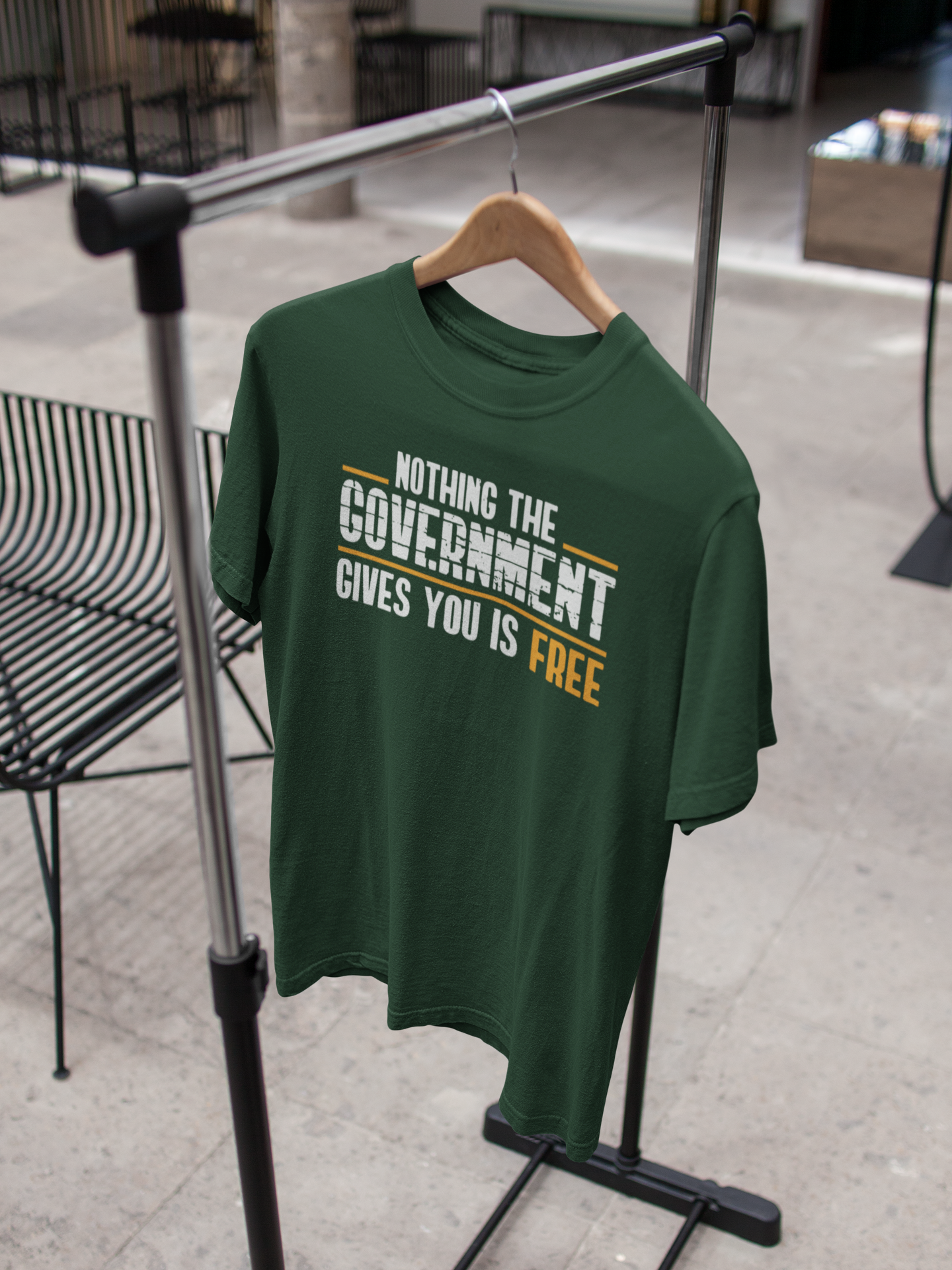 Nothing The Government Gives You Is Free Anti Government Women Half Sleeves T-shirt- FunkyTeesClub