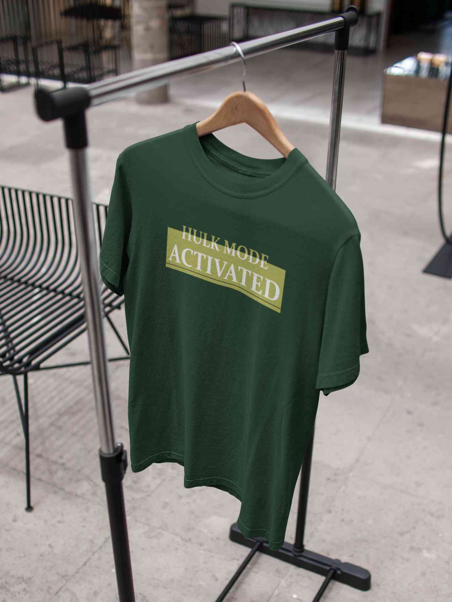 Hulk Mode Activated  Typography Mens Half Sleeves T-shirt- FunkyTeesClub