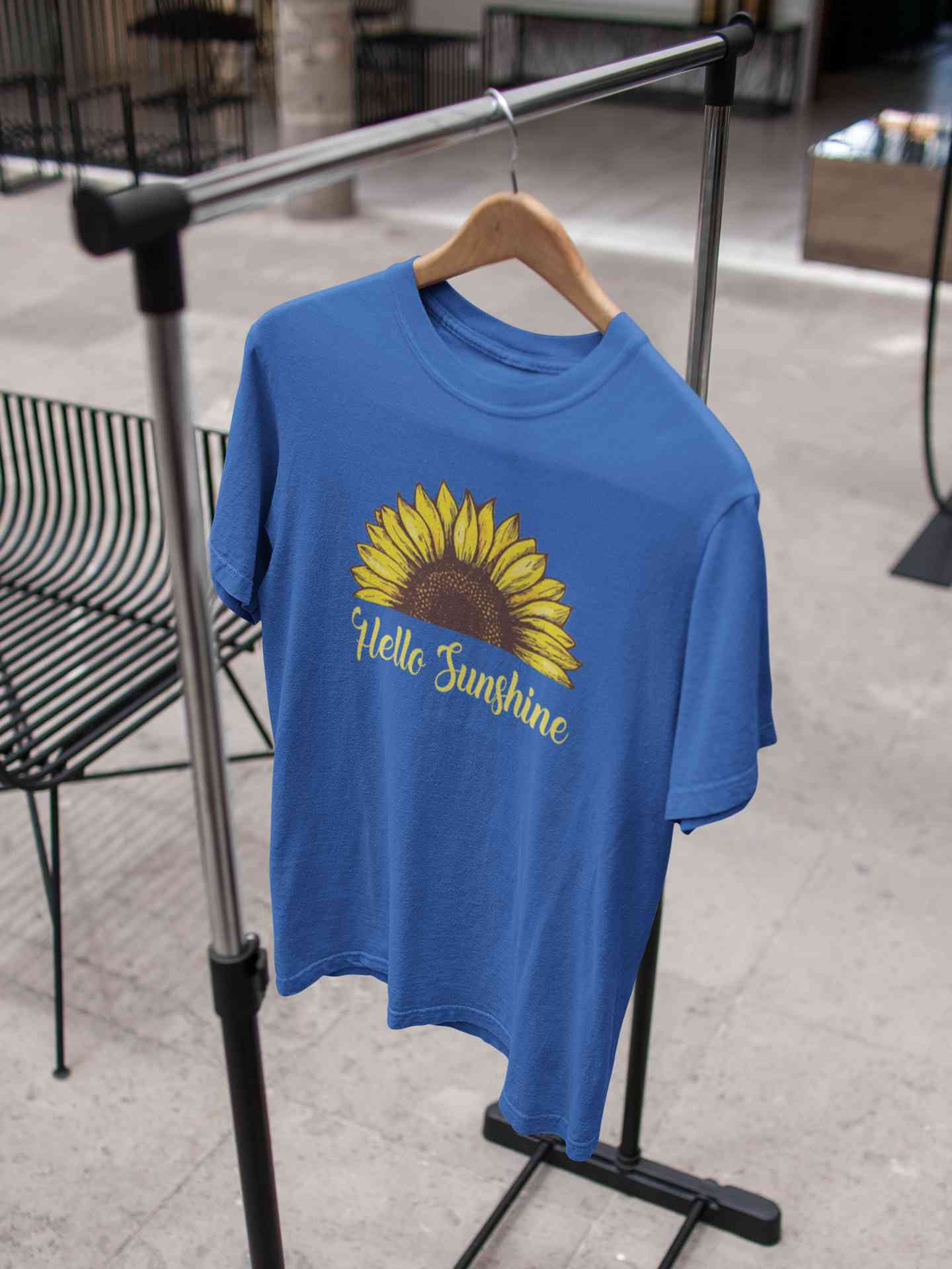 Hello Sunshine Mens Half Sleeves T-shirt- FunkyTeesClub