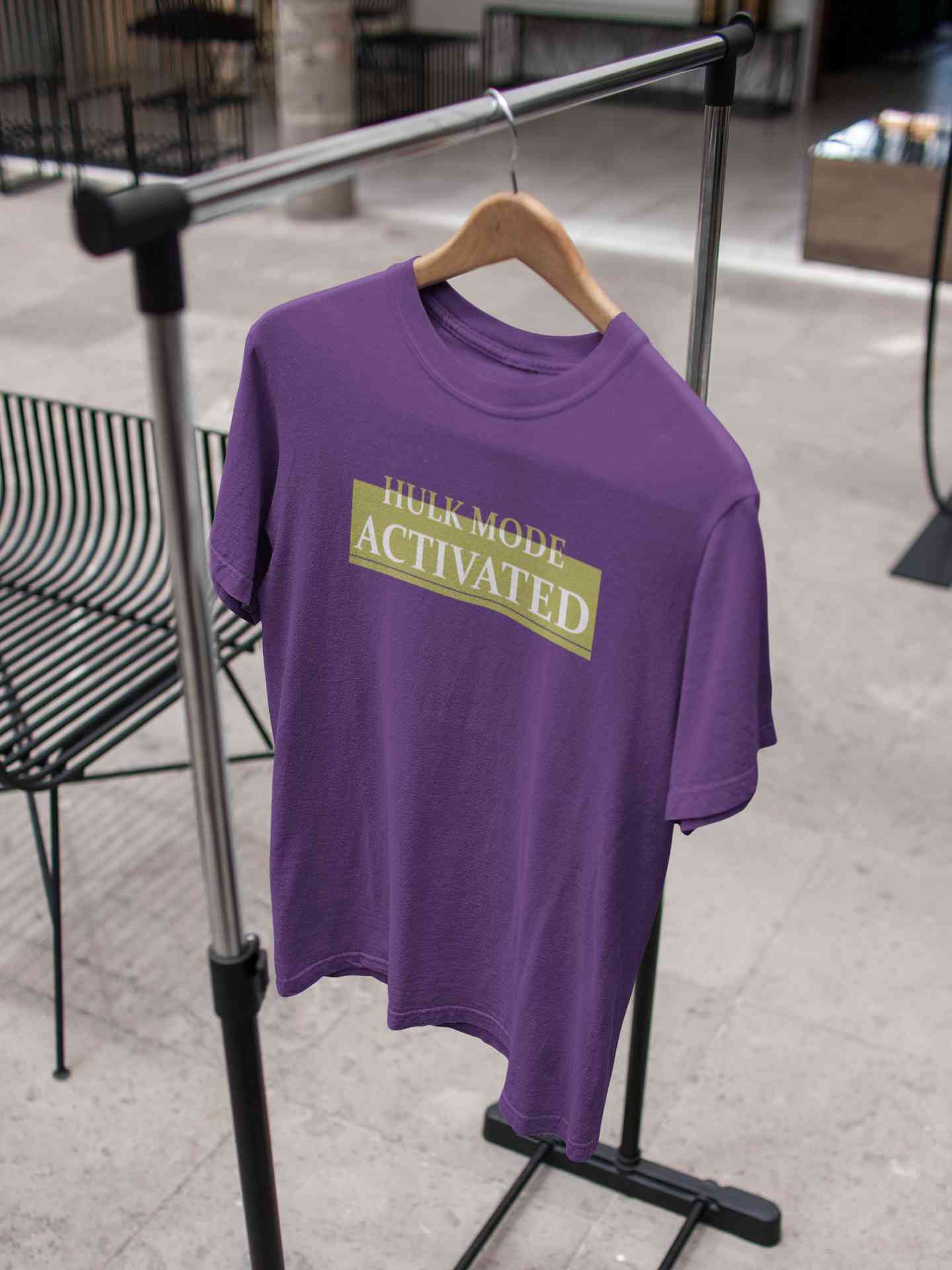 Hulk Mode Activated  Typography Mens Half Sleeves T-shirt- FunkyTeesClub