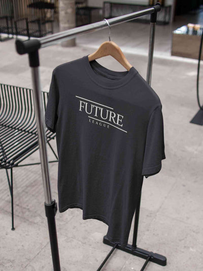 Future League Typography Mens Half Sleeves T-shirt- FunkyTeesClub