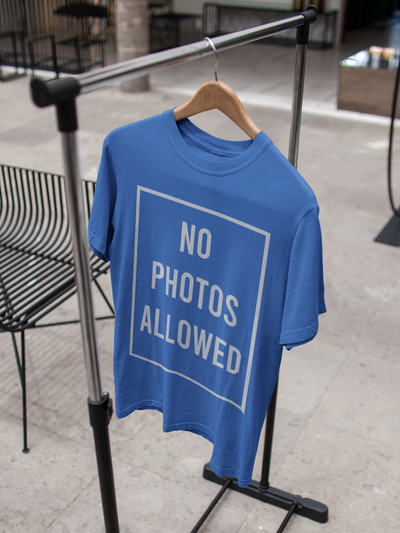 No Photos Allowed Shushant Singh Rajput Celebrity T-shirt- FunkyTeesClub