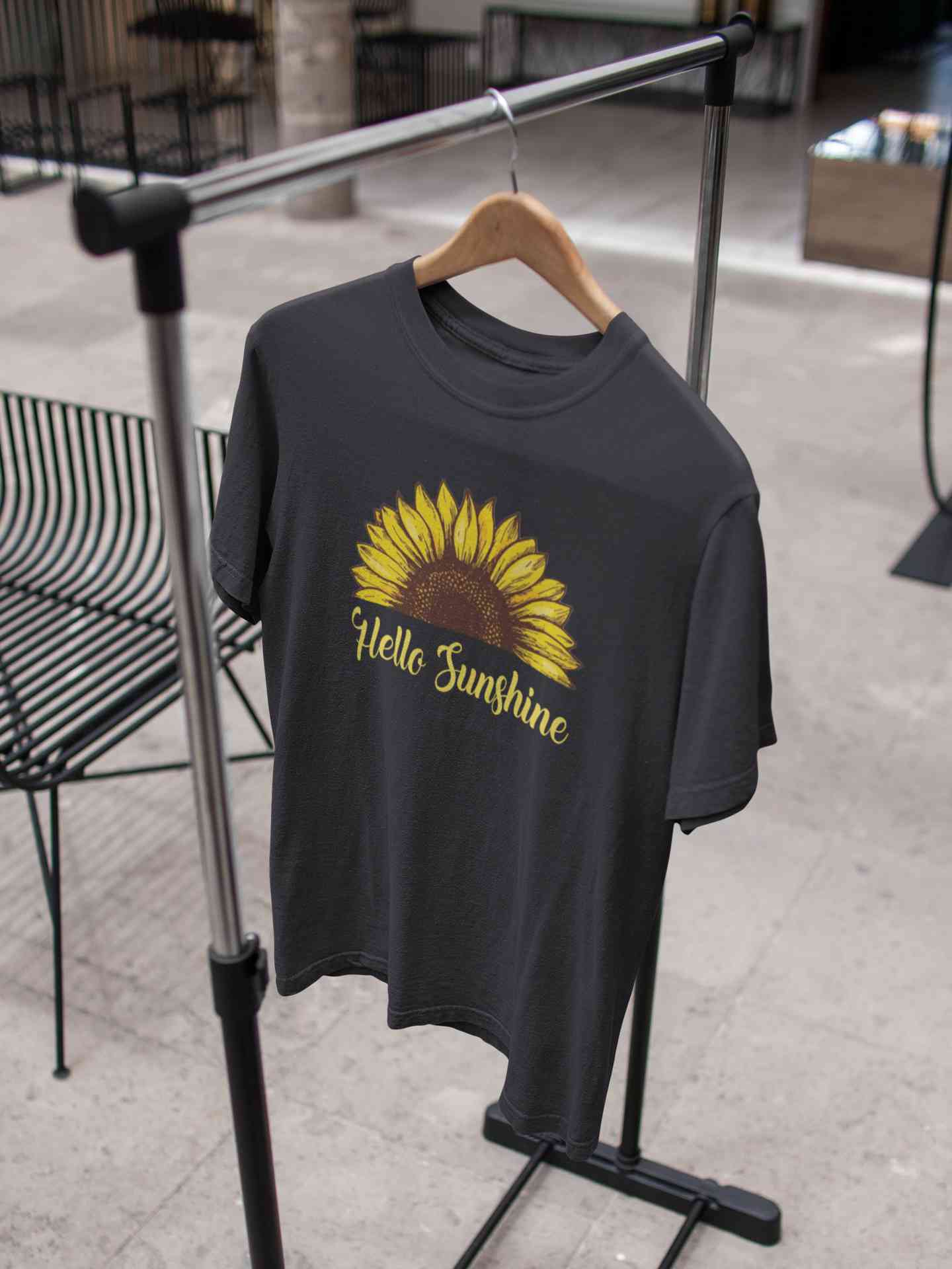 Hello Sunshine Mens Half Sleeves T-shirt- FunkyTeesClub