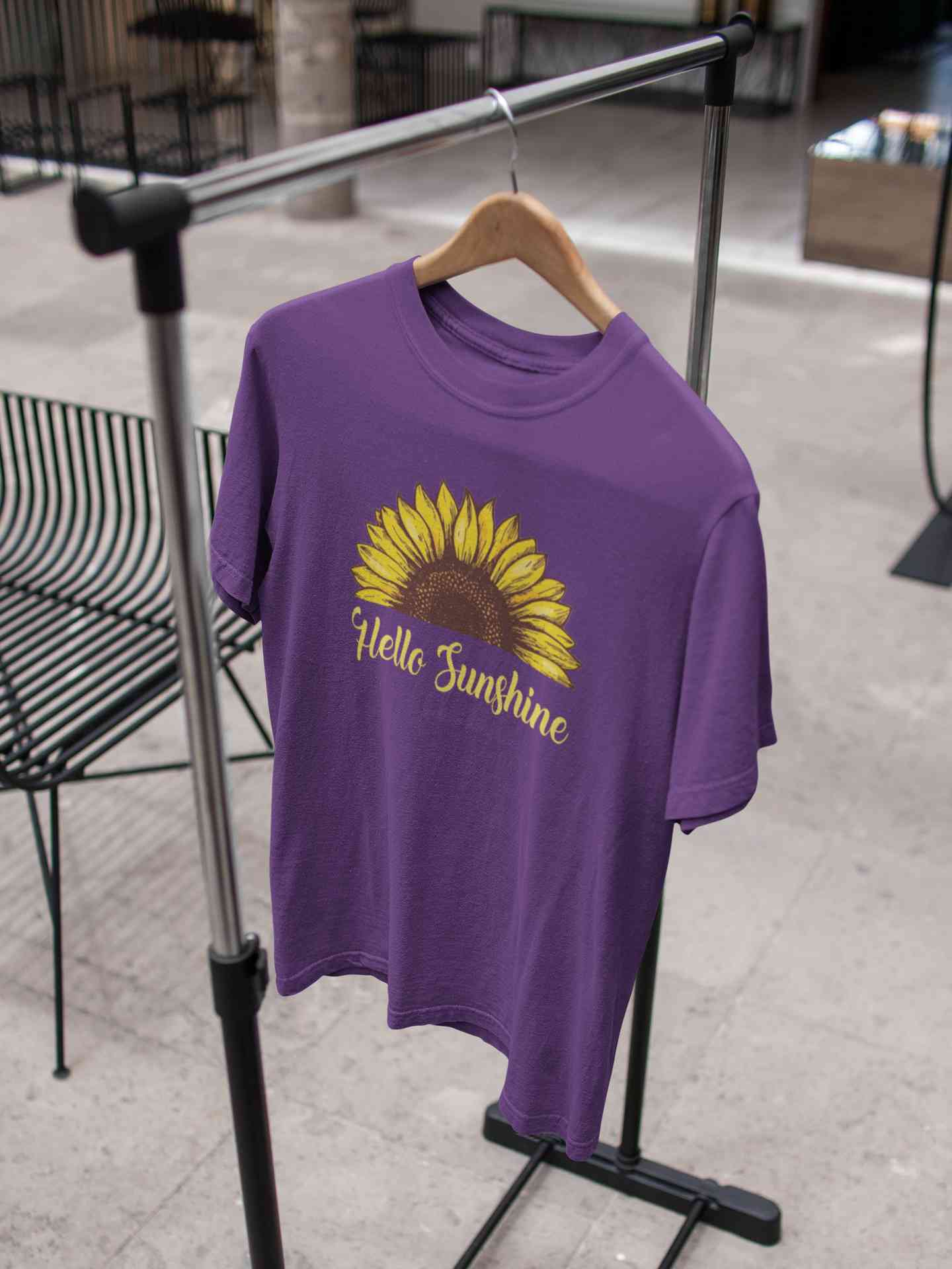 Hello Sunshine Women Half Sleeves T-shirt- FunkyTeesClub