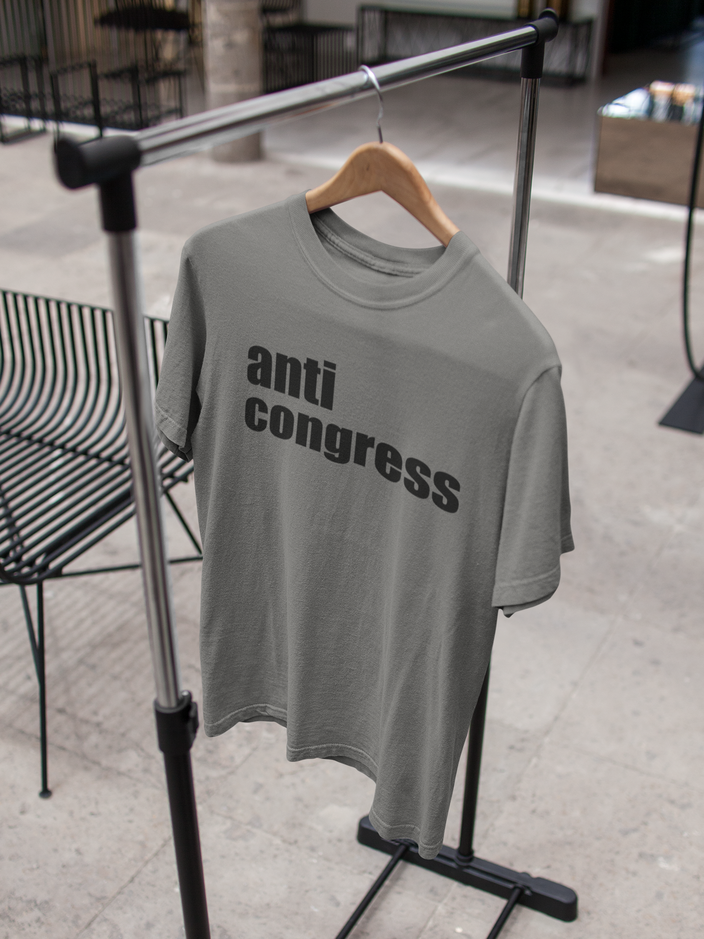 Anti Congress Anti Government Women Half Sleeves T-shirt- FunkyTeesClub