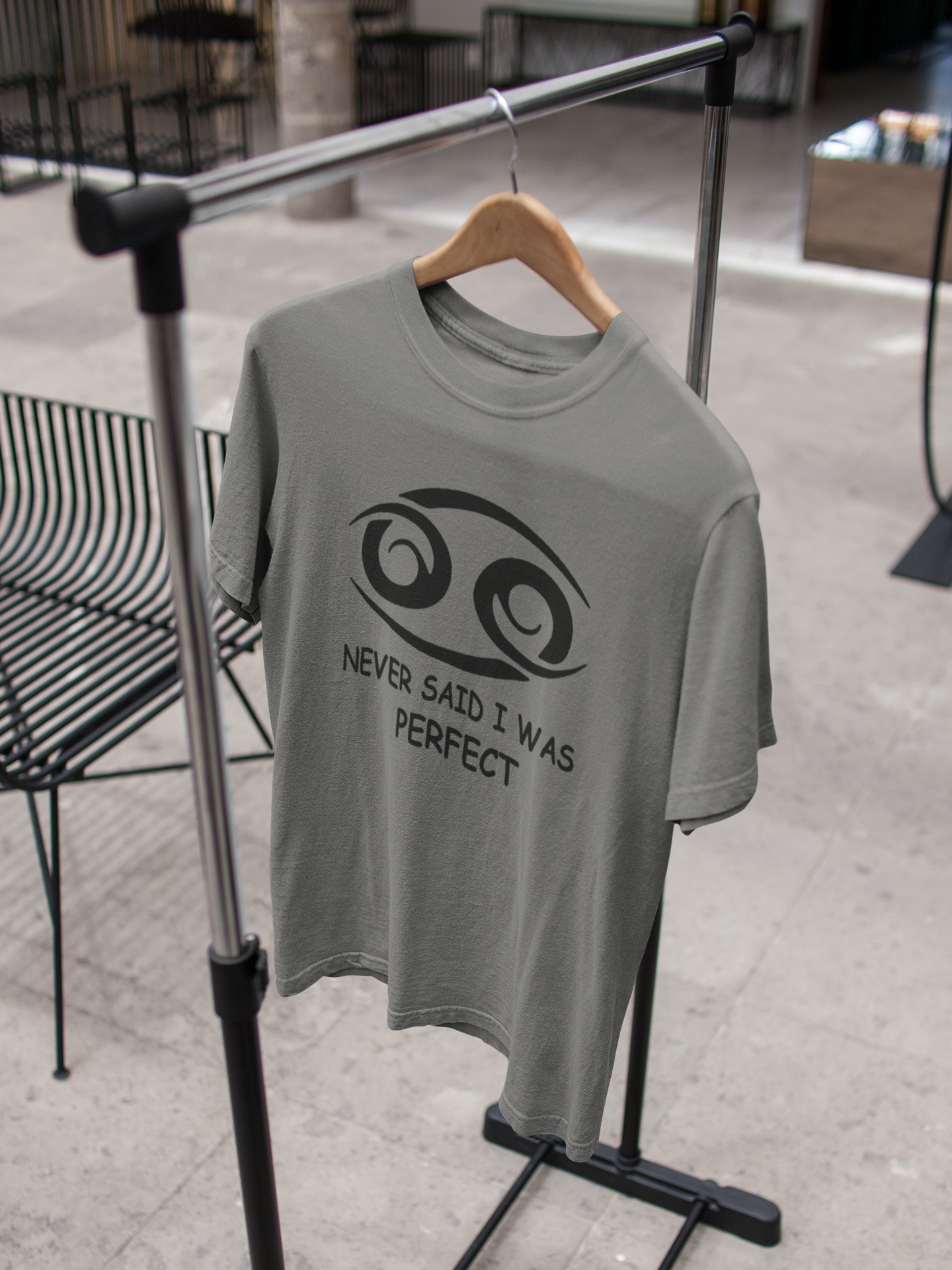 Cancer Zodiac Sign Mens Half Sleeves T-shirt- FunkyTeesClub