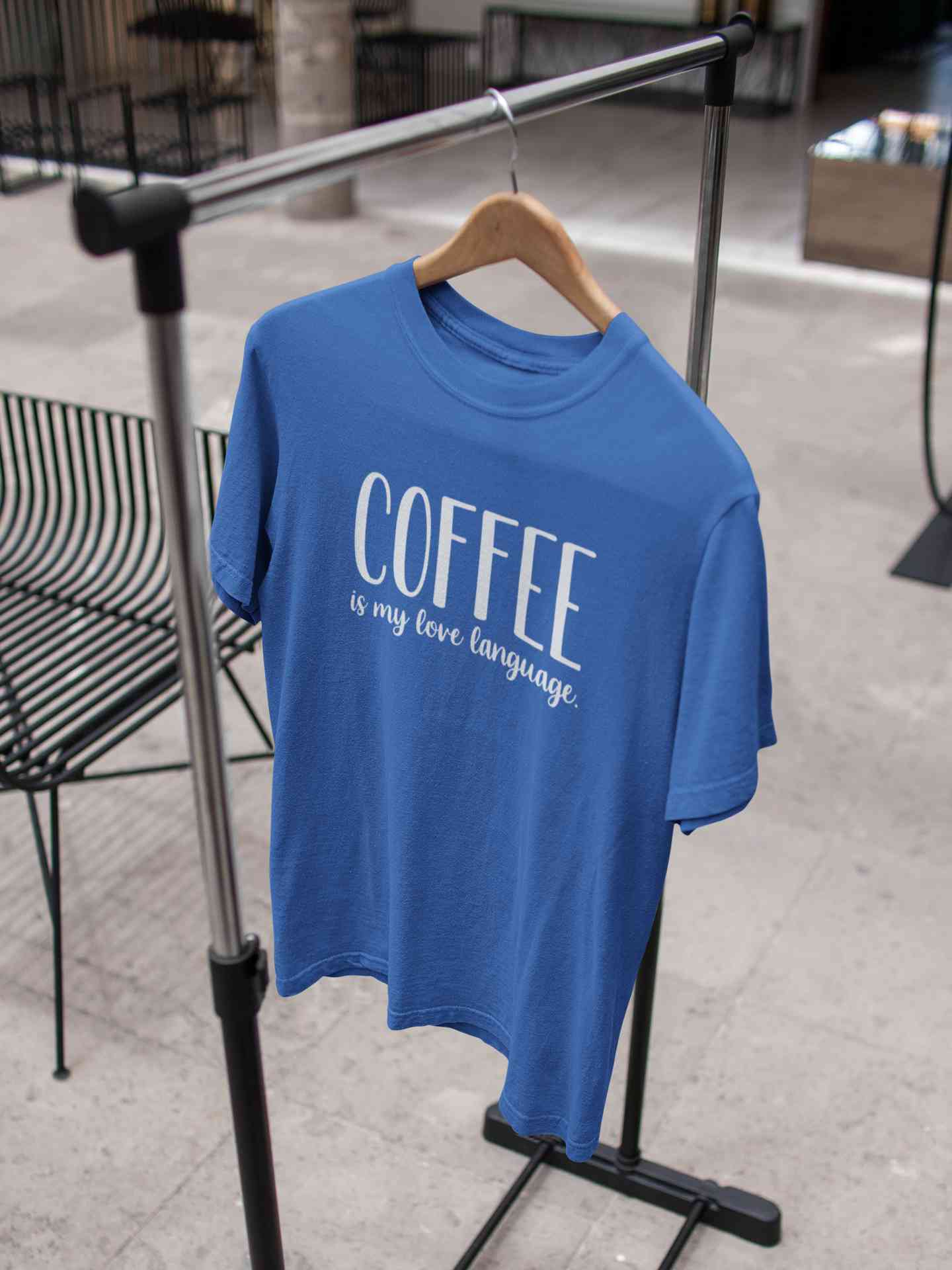 Coffee Is My Love Language Women Half Sleeves T-shirt- FunkyTeesClub
