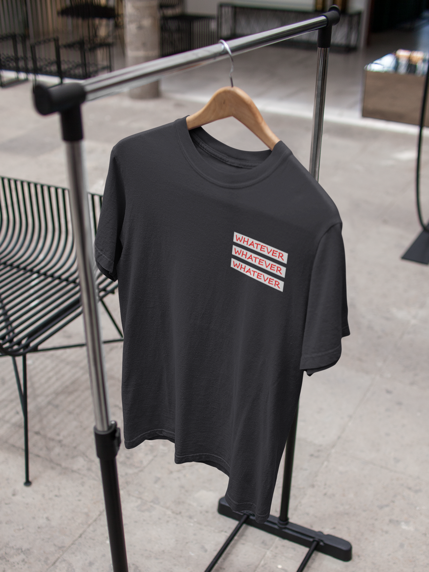 Whatever Women Half Sleeves T-shirt- FunkyTeesClub