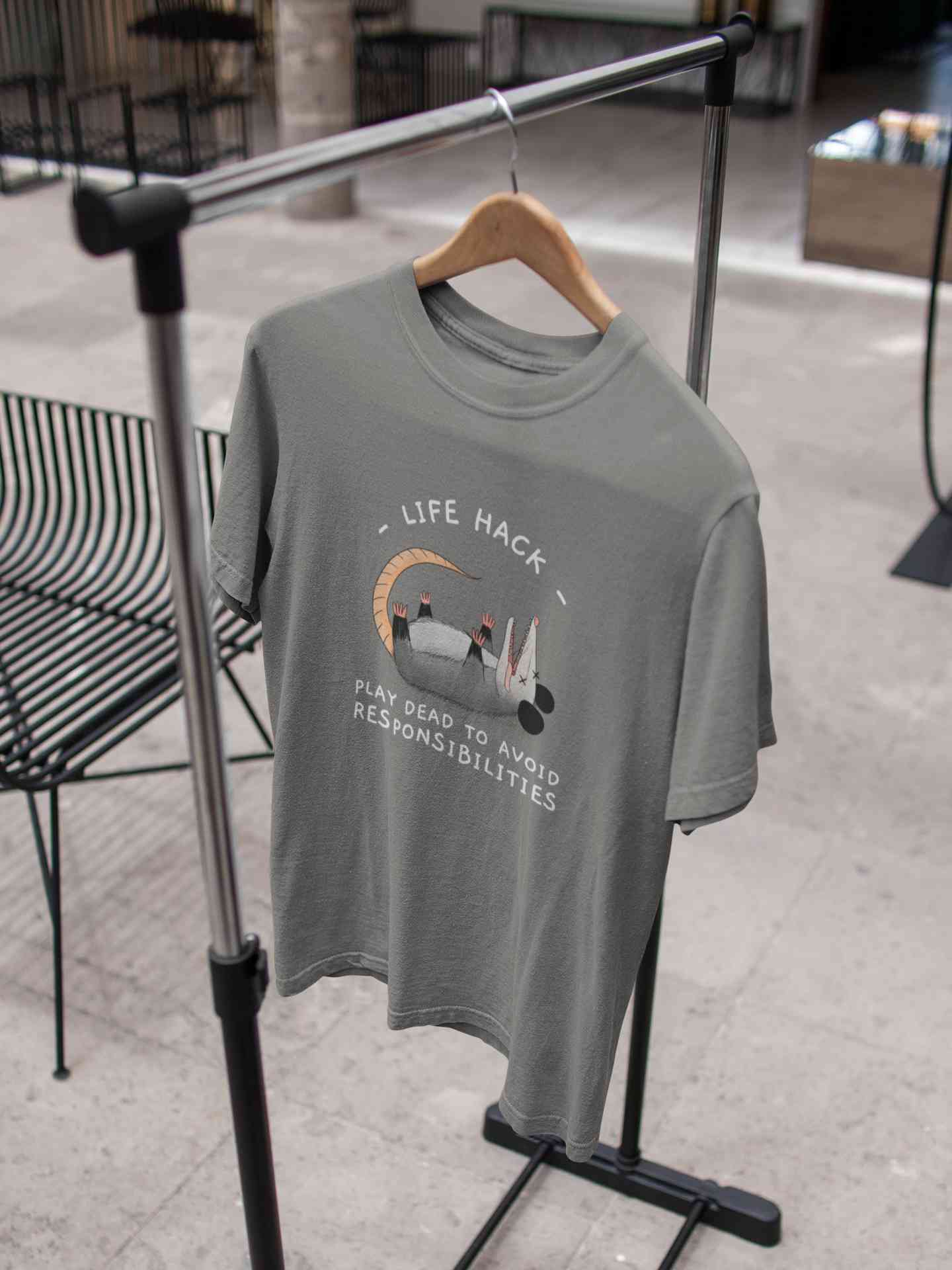 Life Hack Funny Mens Half Sleeves T-shirt- FunkyTeesClub