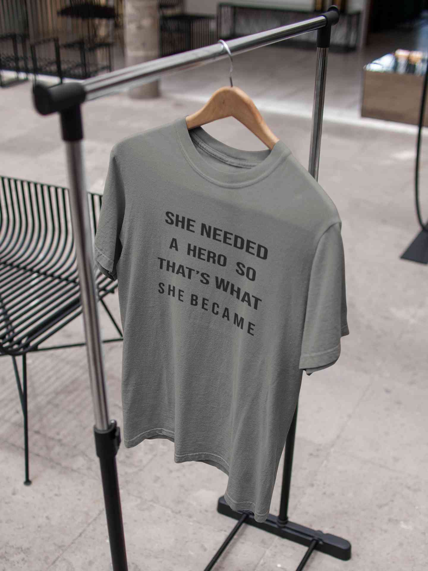 She Needed A Hero Thats What She Became Women Half Sleeves T-shirt- FunkyTeesClub