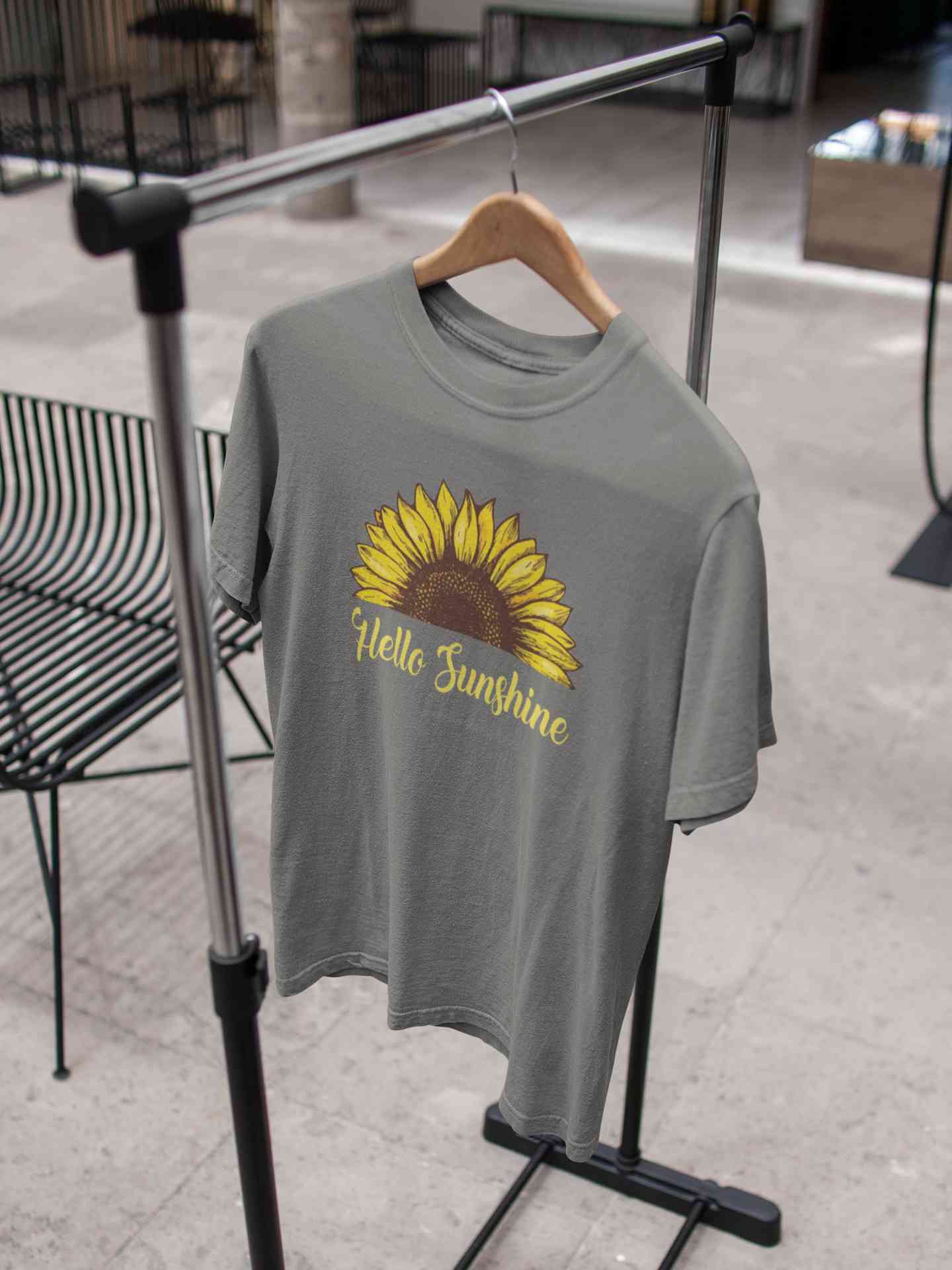 Hello Sunshine Mens Half Sleeves T-shirt- FunkyTeesClub
