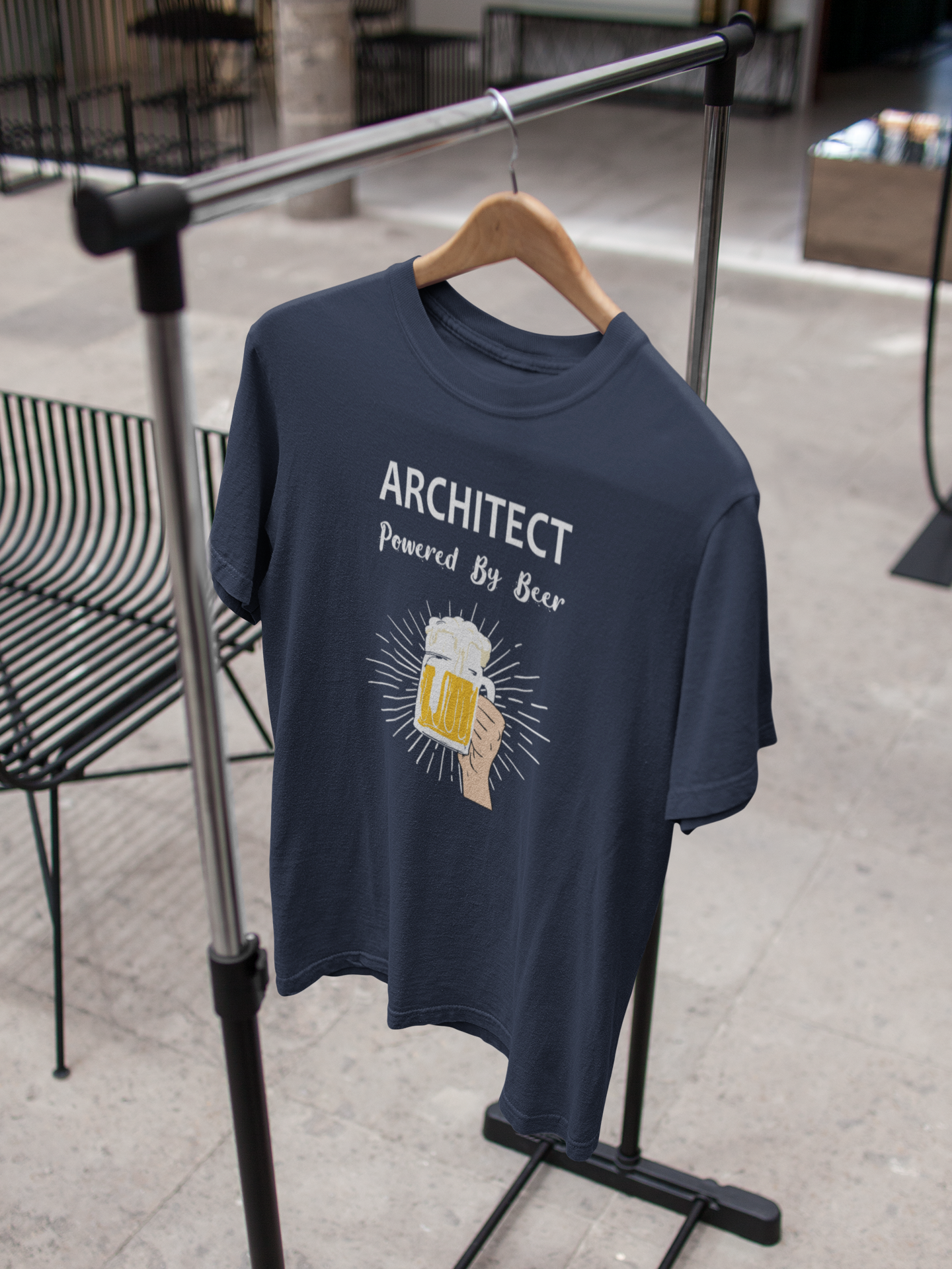Beer Architect Profession Women Half Sleeves T-shirt- FunkyTeesClub