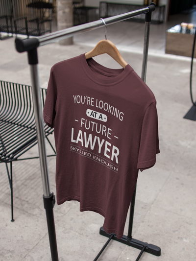 You Are Looking At A Future Lawyer Women Half Sleeves T-shirt- FunkyTeesClub