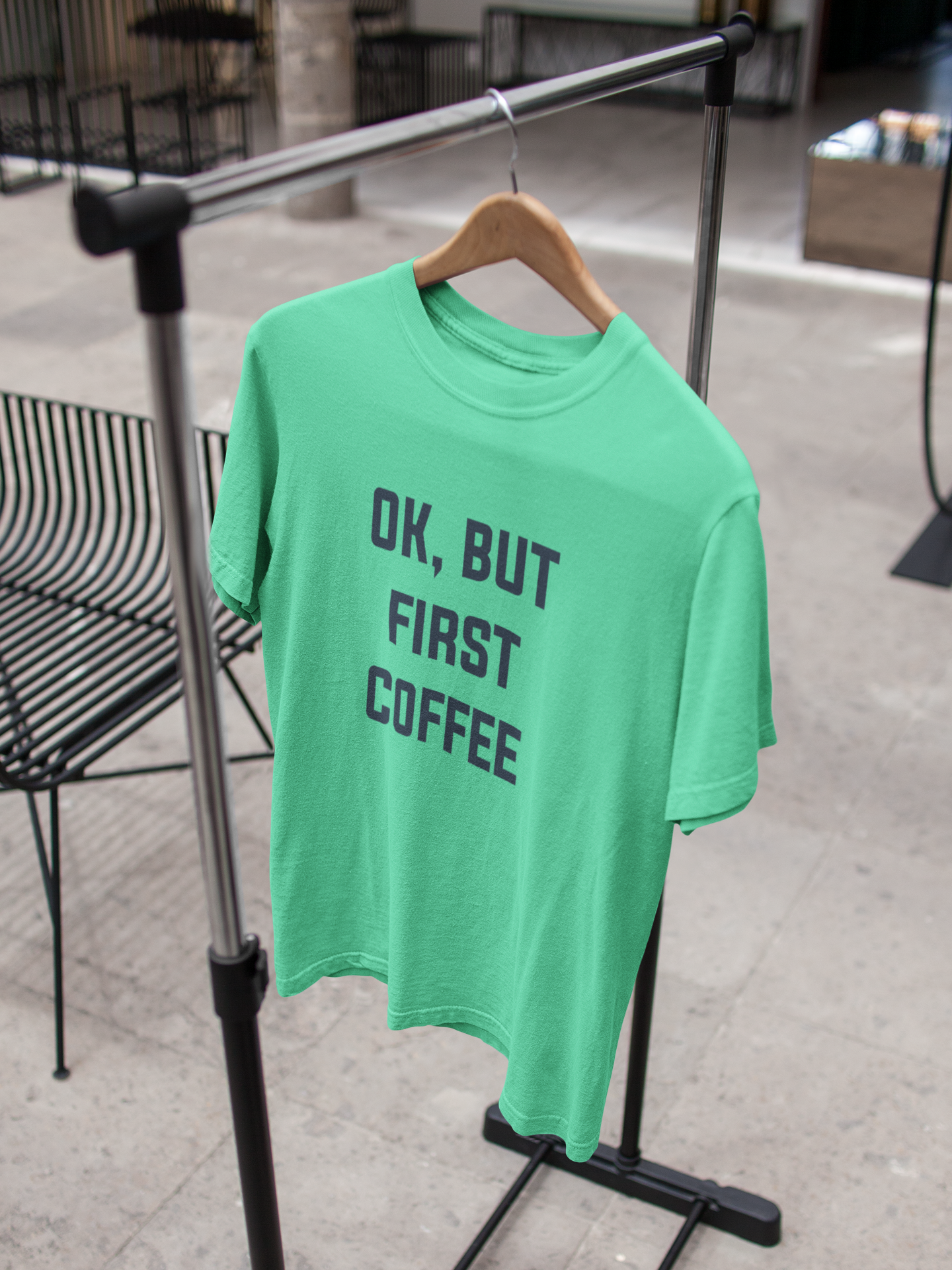 Okay But Coffee First Kareena Kapoor Celebrity T-shirt- FunkyTeesClub