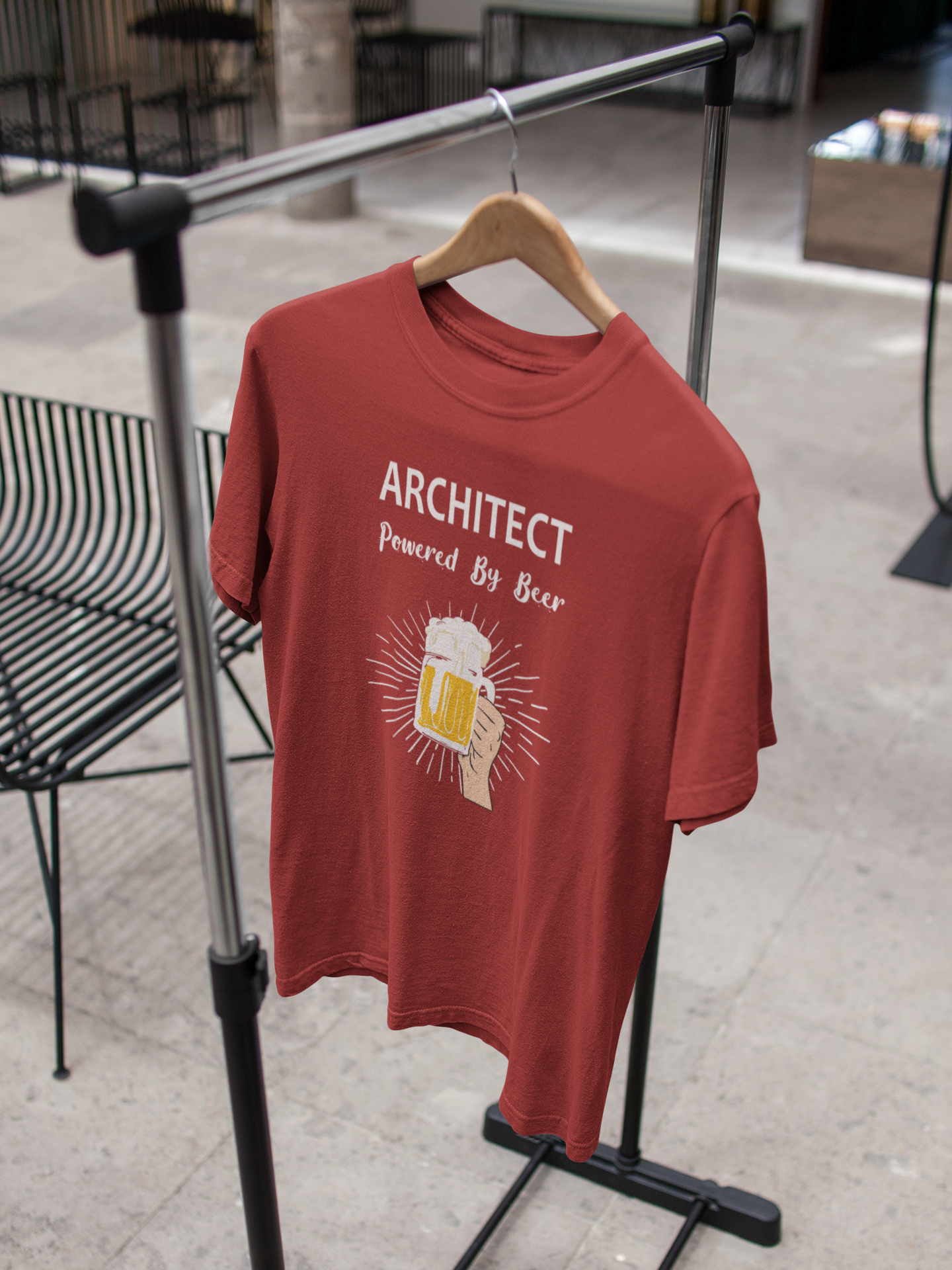 Beer Architect Profession Women Half Sleeves T-shirt- FunkyTeesClub