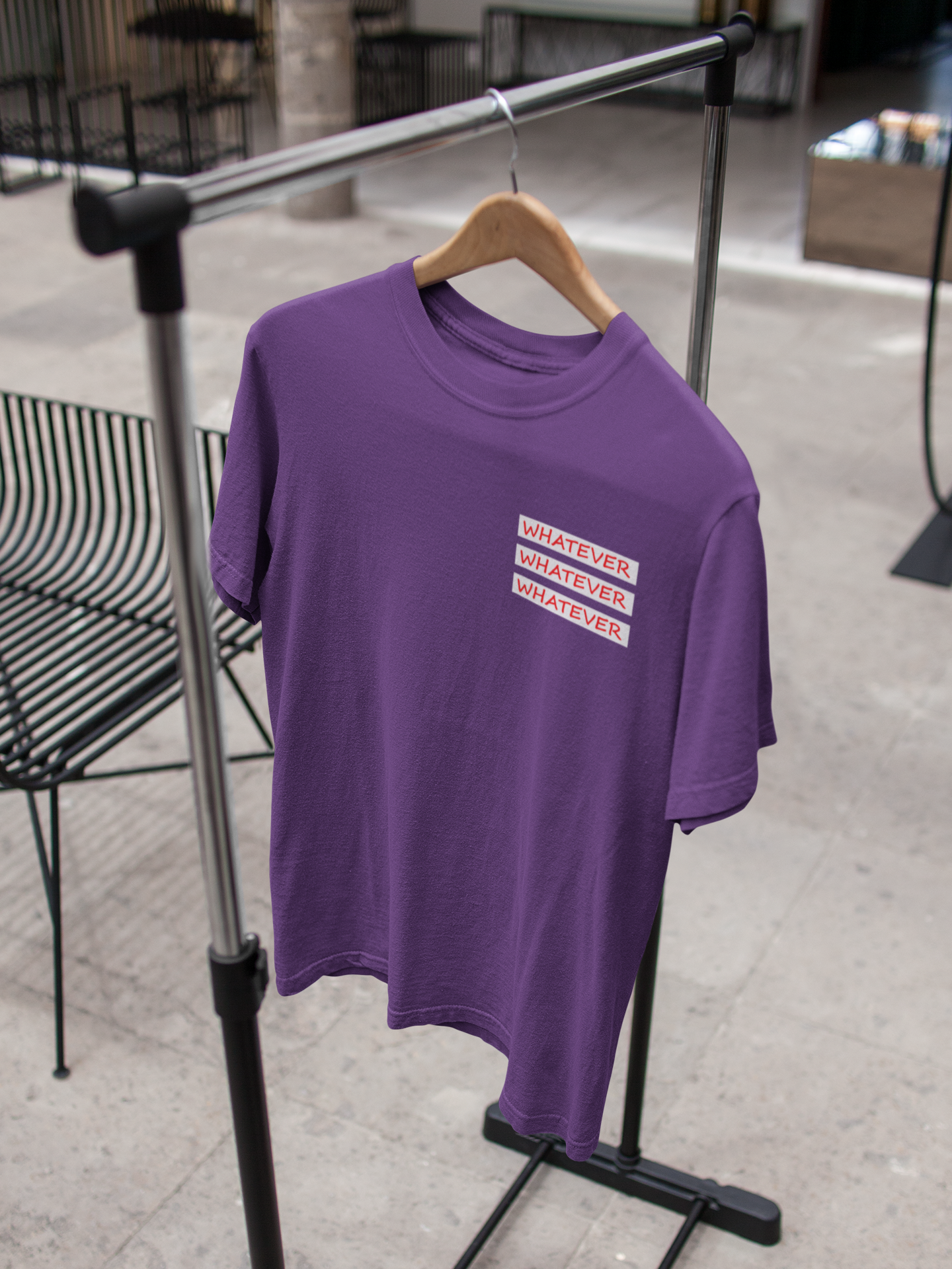 Whatever Women Half Sleeves T-shirt- FunkyTeesClub