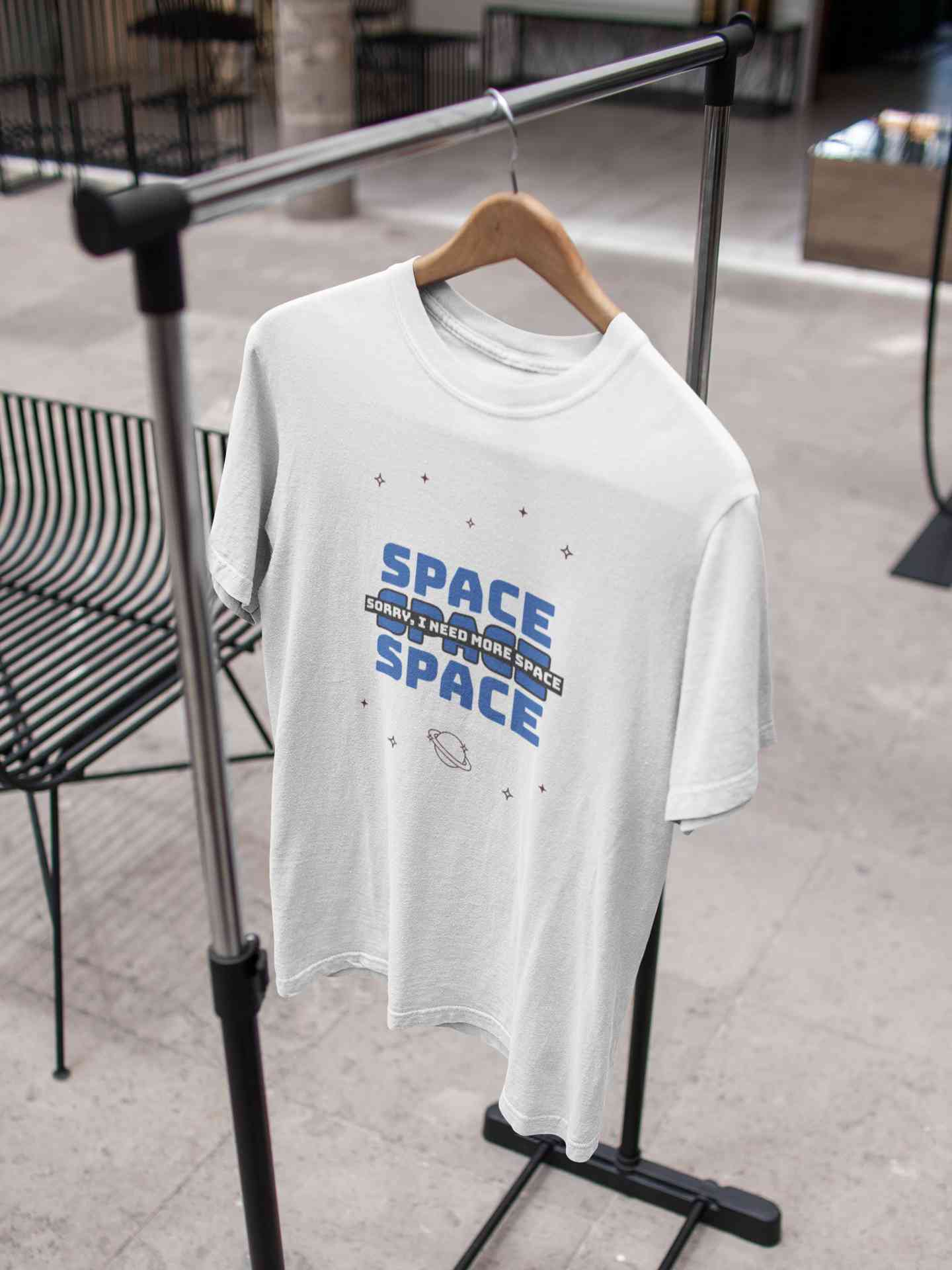 I Need More Space Women Half Sleeves T-shirt- FunkyTeesClub