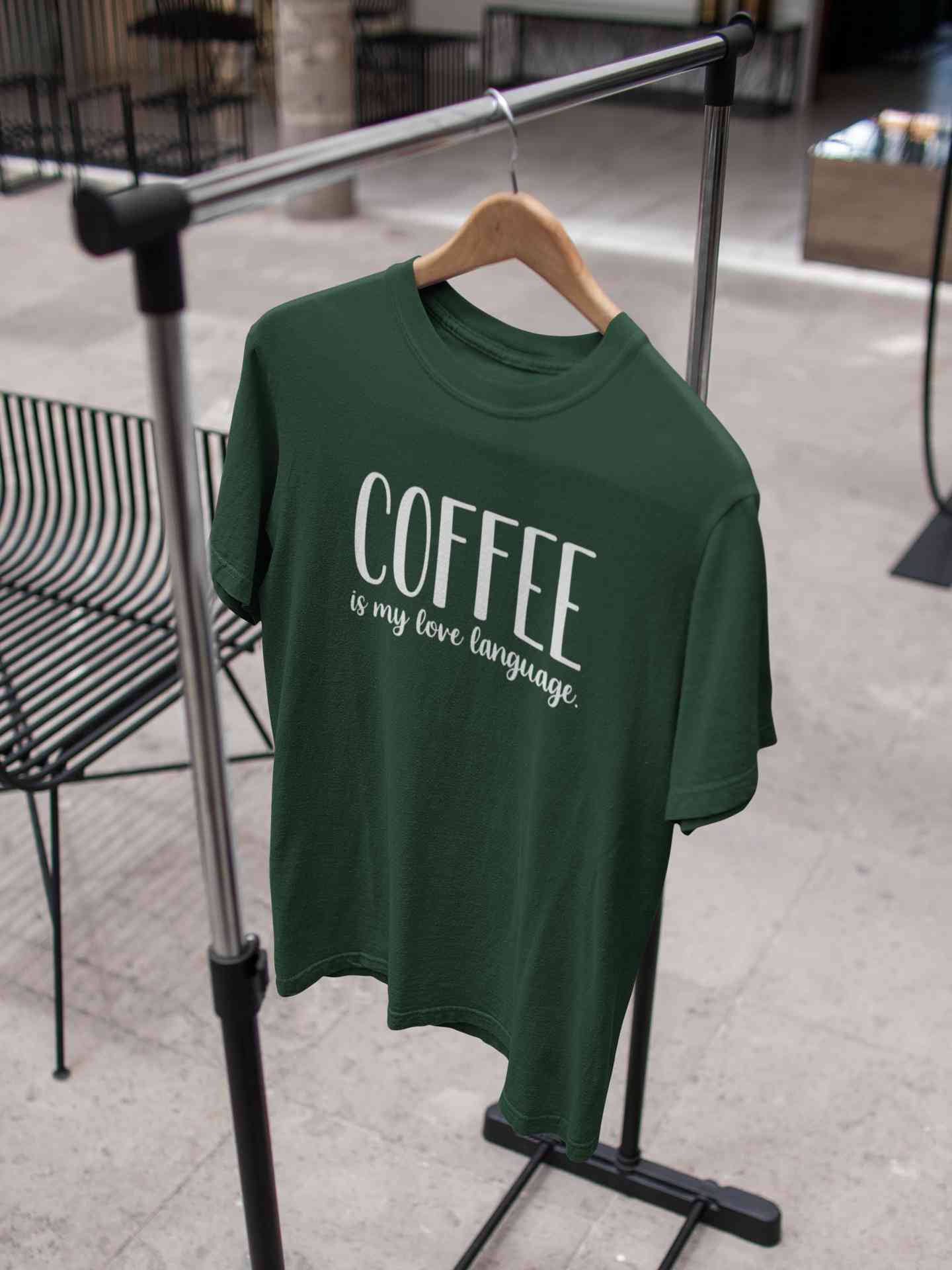 Coffee Is My Love Language Women Half Sleeves T-shirt- FunkyTeesClub