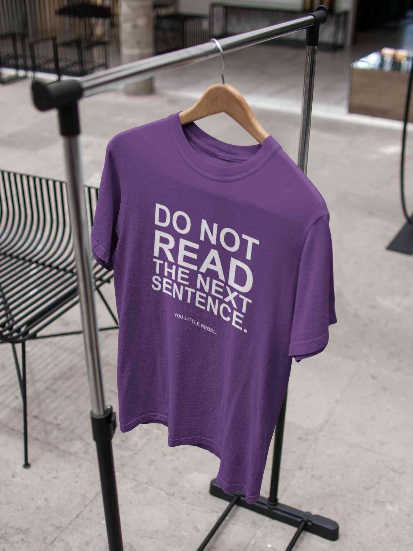Do Not Read The Next Sentence Typography Women Half Sleeves T-shirt- FunkyTeesClub