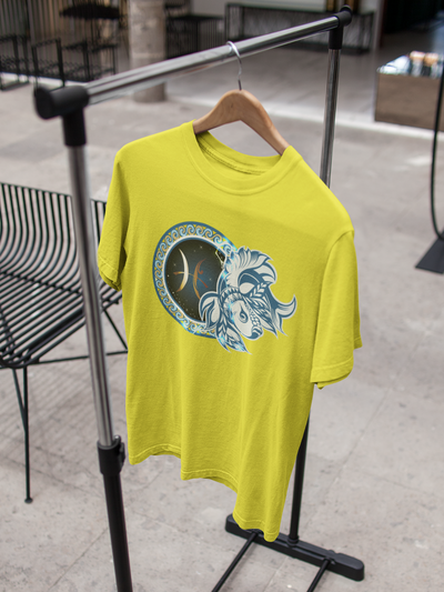 Pisces Zodiac Sign Women Half Sleeves T-shirt- FunkyTeesClub