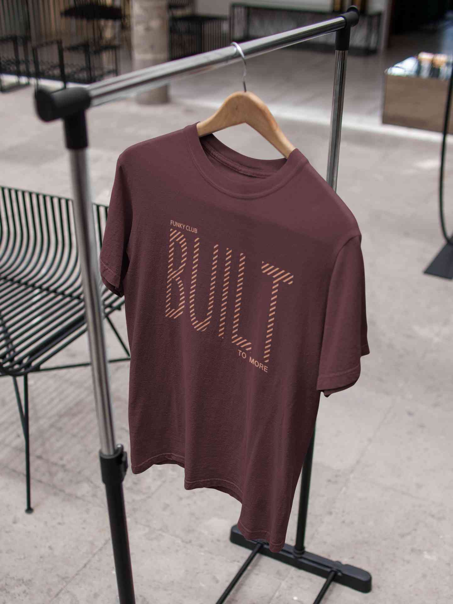 Built To More Mens Half Sleeves T-shirt- FunkyTeesClub