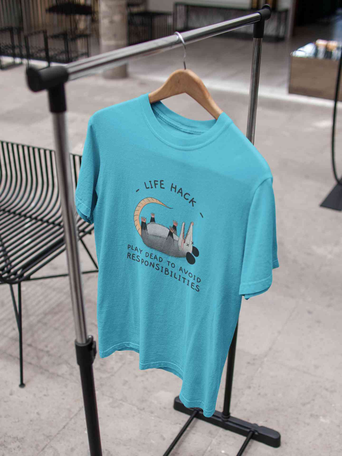 Life Hack Funny Mens Half Sleeves T-shirt- FunkyTeesClub