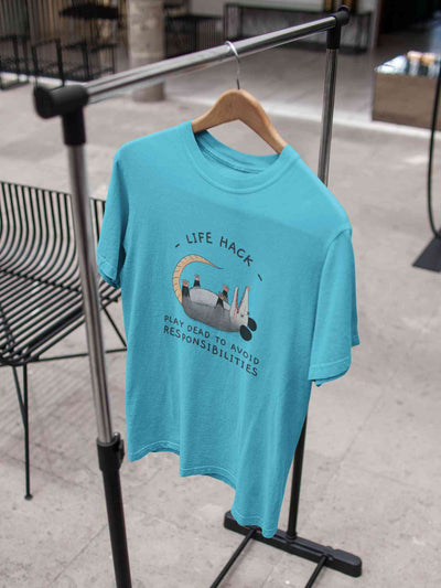 Life Hack Funny Women Half Sleeves T-shirt- FunkyTeesClub