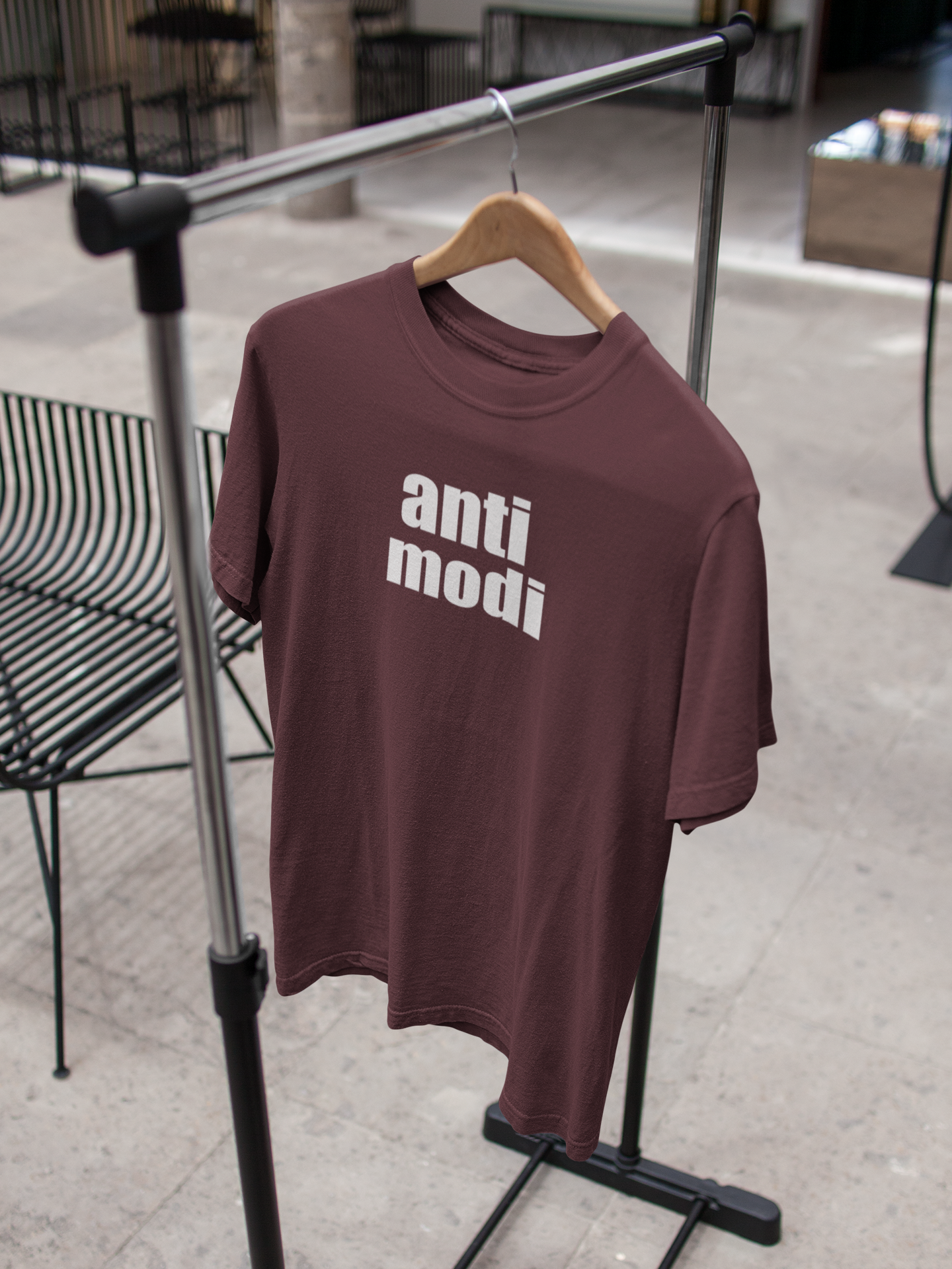 Anti Modi Anti Government Women Half Sleeves T-shirt- FunkyTeesClub