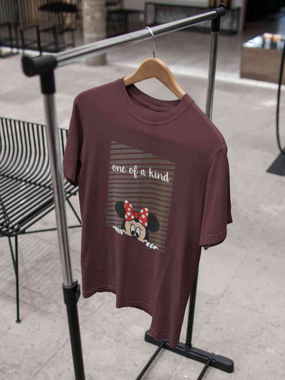 One Of A Kind Women Half Sleeves T-shirt- FunkyTeesClub